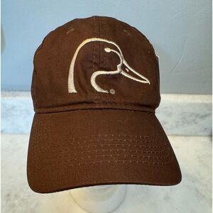 Ducks Unlimited Mens Brown Strapback Hat NWT